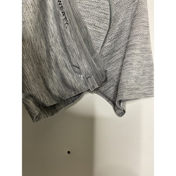 Lululemon Metal Vent Tech Shirt Men's Large Gray Short Sleeve Gym Running Top - Picture 11 of 12
